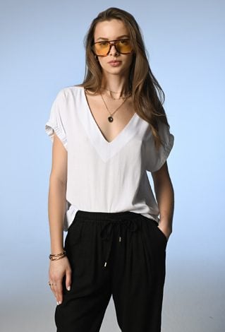 Lekka bluzka z wiskozy