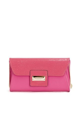 Połyskująca kopertówka damska