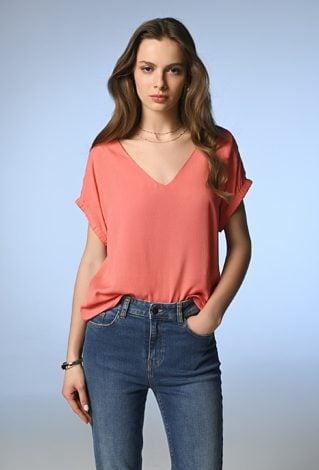 Lekka bluzka z wiskozy