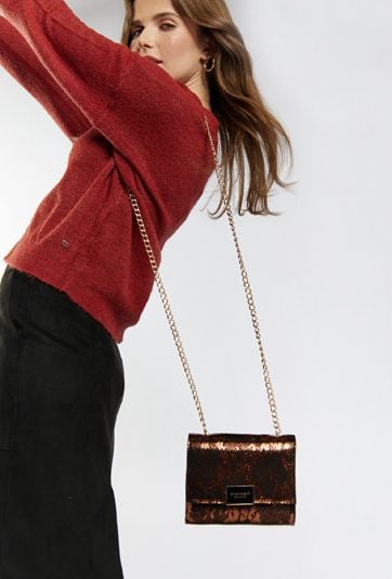 Mała kopertówka w zwierzęcy wzór