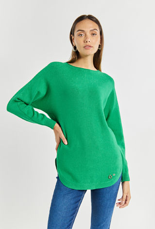 Sweter damski z guzikami