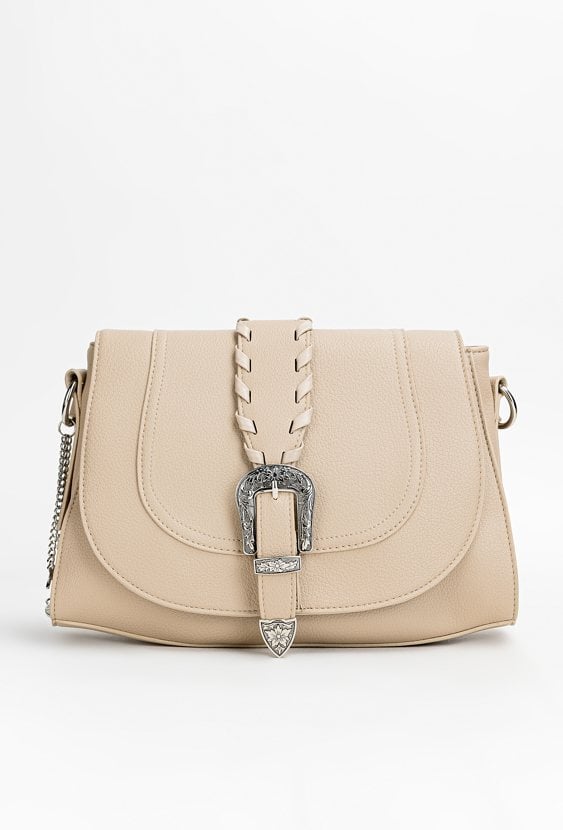 Torba damska z ozdobnym paskiem