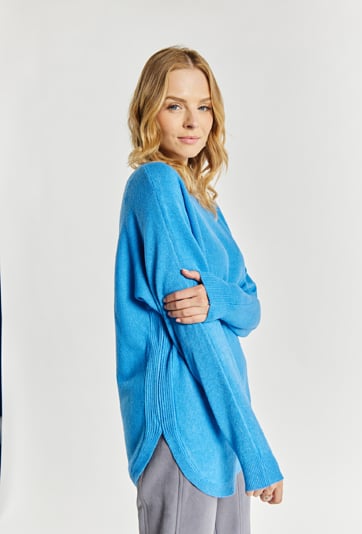 Sweter damski z guzikami