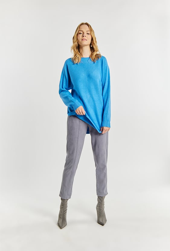 Sweter damski z guzikami