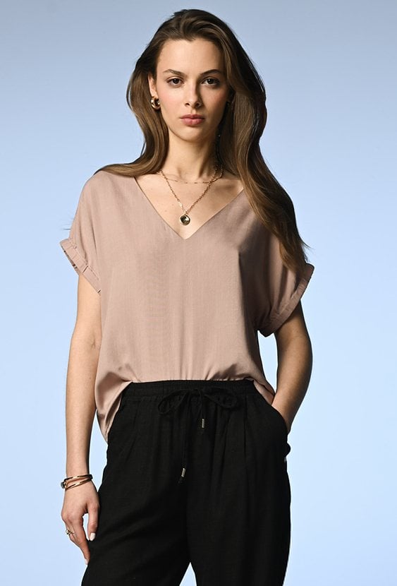 Lekka bluzka z wiskozy