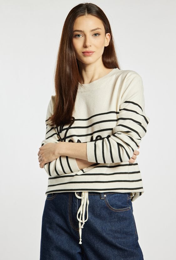 Sweter damski z wzorem