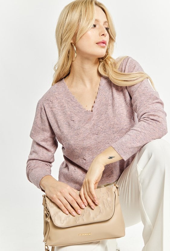 Torba damska z kieszonką na klapie