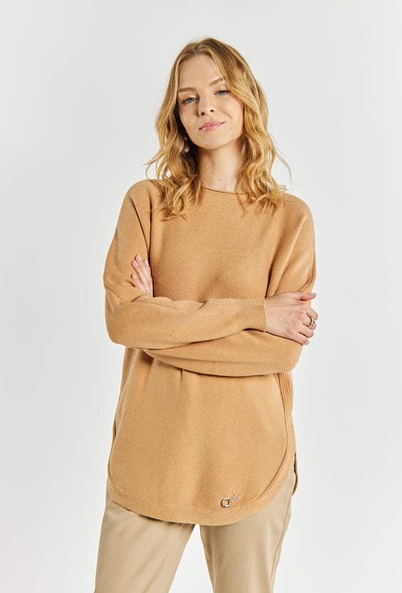 Sweter damski z guzikami