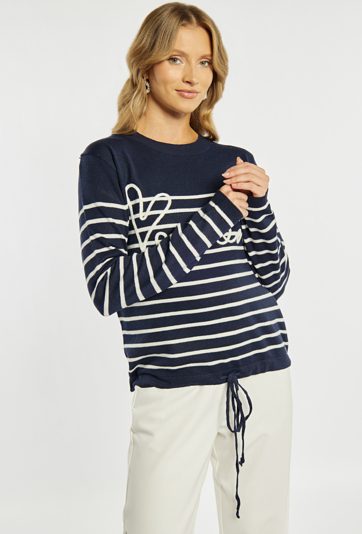 Sweter damski z wzorem
