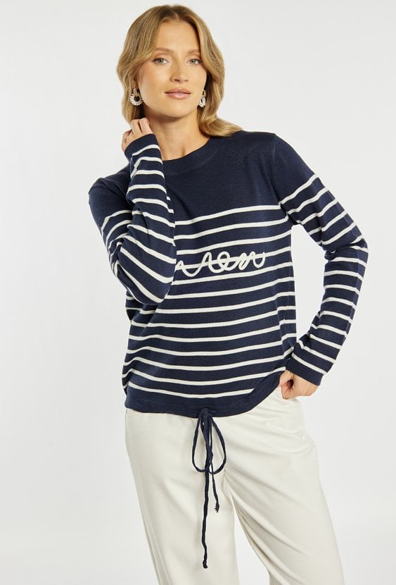 Sweter damski z wzorem