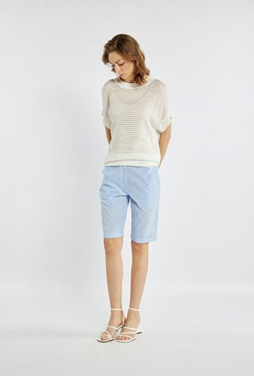 Spodenki z domieszką lnu