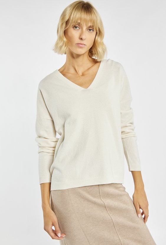 Sweter damski z wełną