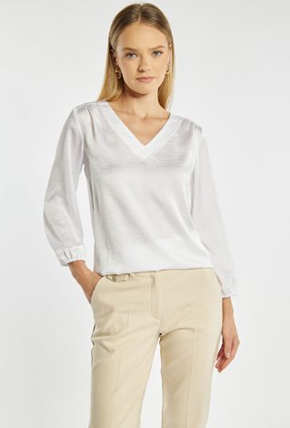 Biała bluzka damska