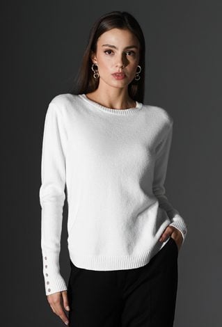 Sweter damski o prostym kroju