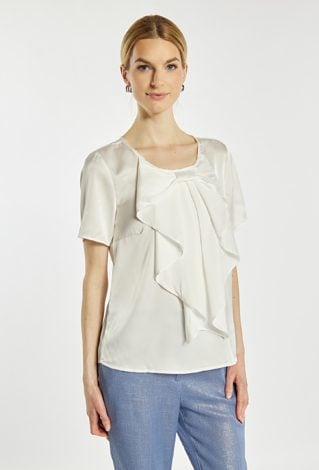 Bluzka damska z falbaną