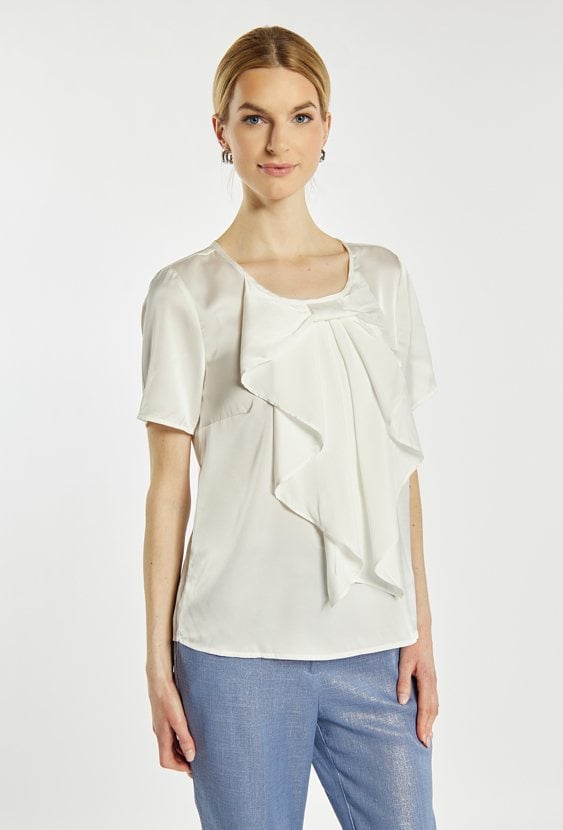 Bluzka damska z falbaną