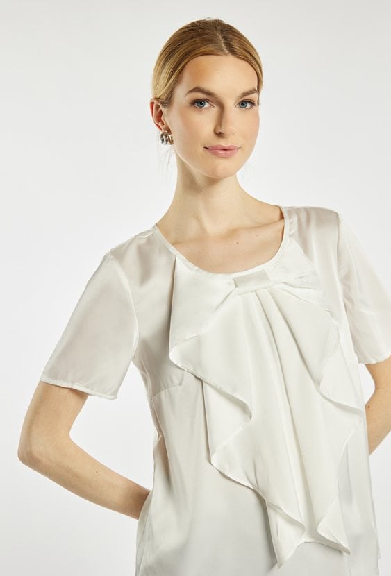 Bluzka damska z falbaną