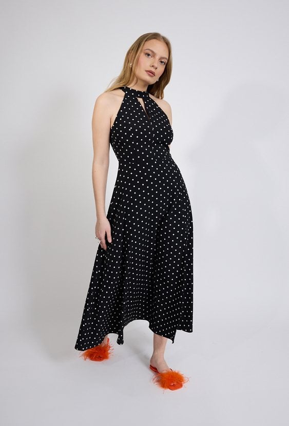 Sukienka damska w grochy