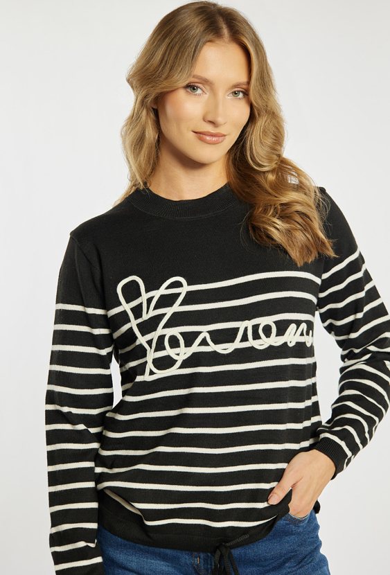 Sweter damski z wzorem