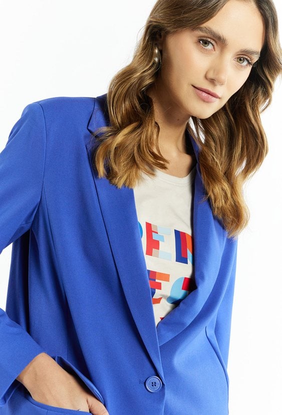 Jednorzędowa marynarka damska