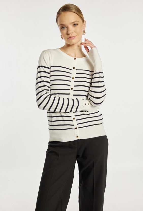 Sweter damski w paski