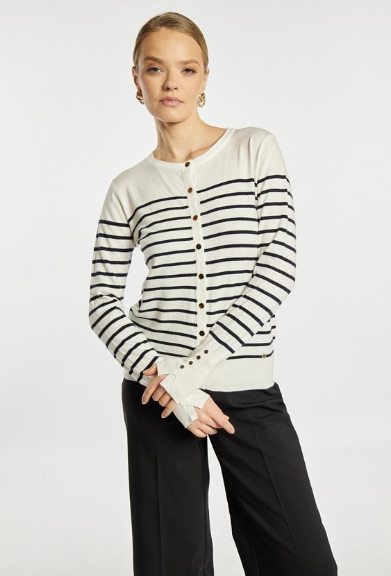 Sweter damski w paski