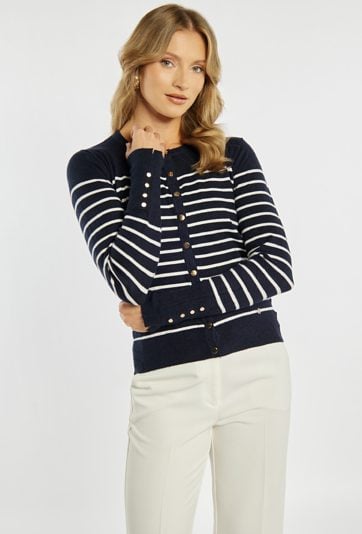 Sweter damski w paski