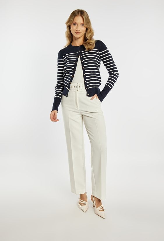 Sweter damski w paski