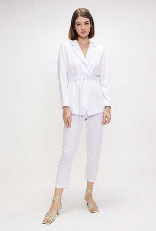 Elegancki żakiet z wiązaniem