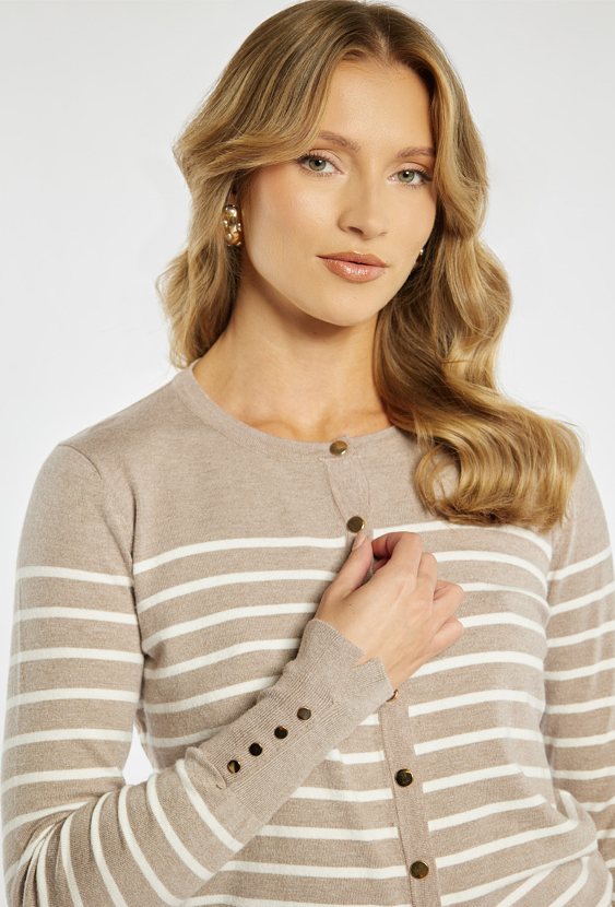 Sweter damski w paski