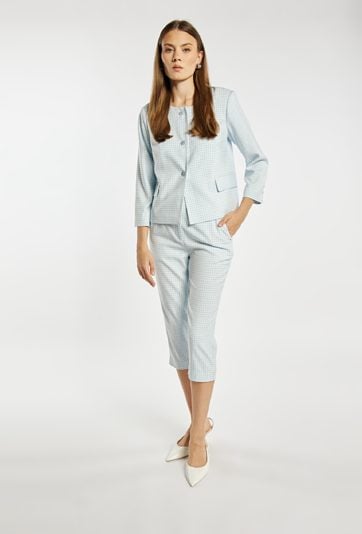 Spodnie Capri z wzorem