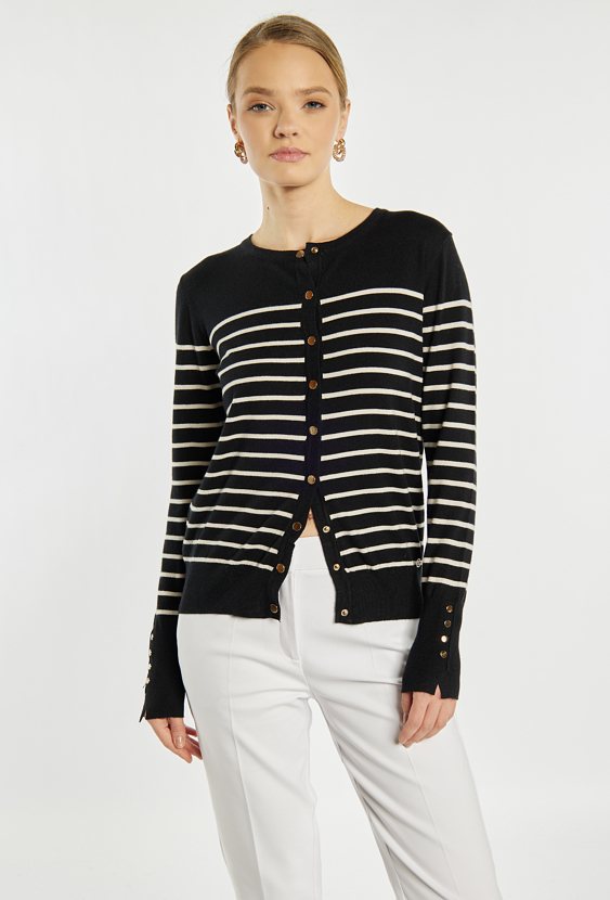 Sweter damski w paski