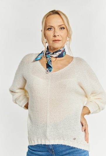 Sweter damski z wiskozy