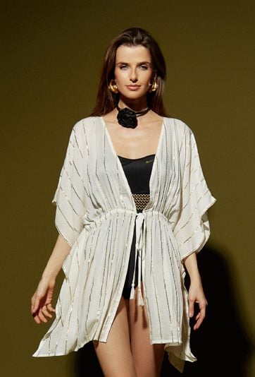 Pareo damskie ze ściągaczem