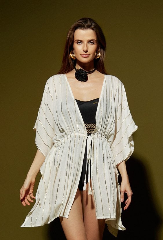 Pareo damskie ze ściągaczem