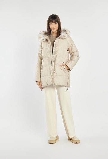 Puchowa kurtka damska