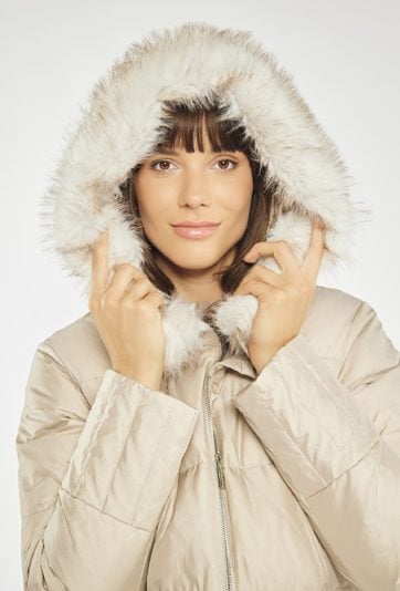 Puchowa kurtka damska