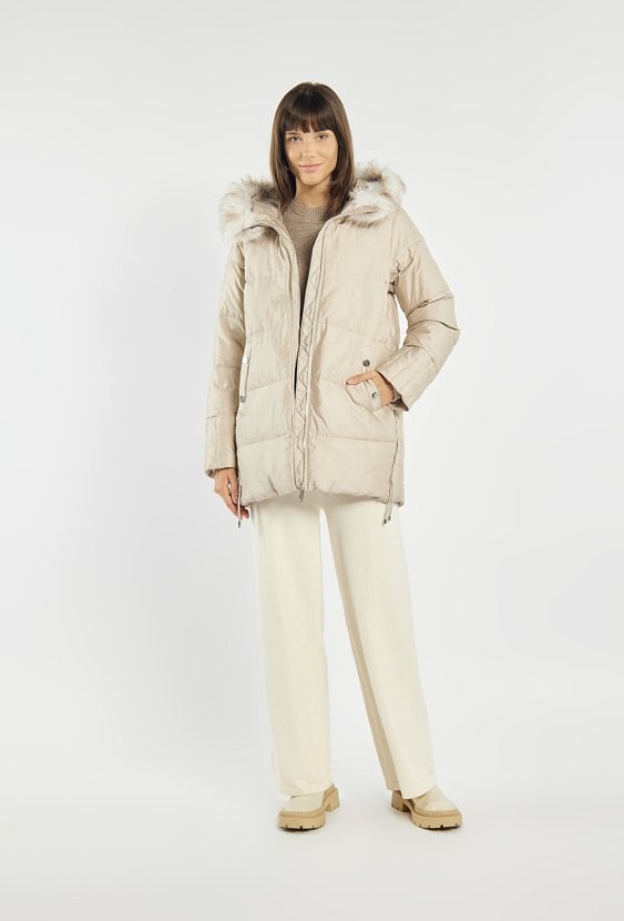 Puchowa kurtka damska