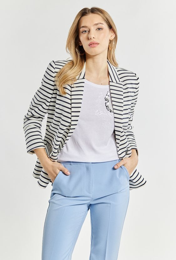 Marynarka damska w paski