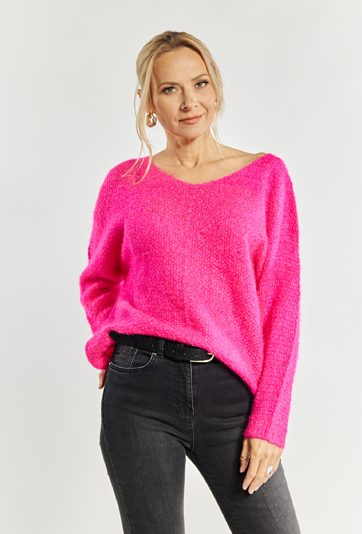 Sweter damski z wiskozy