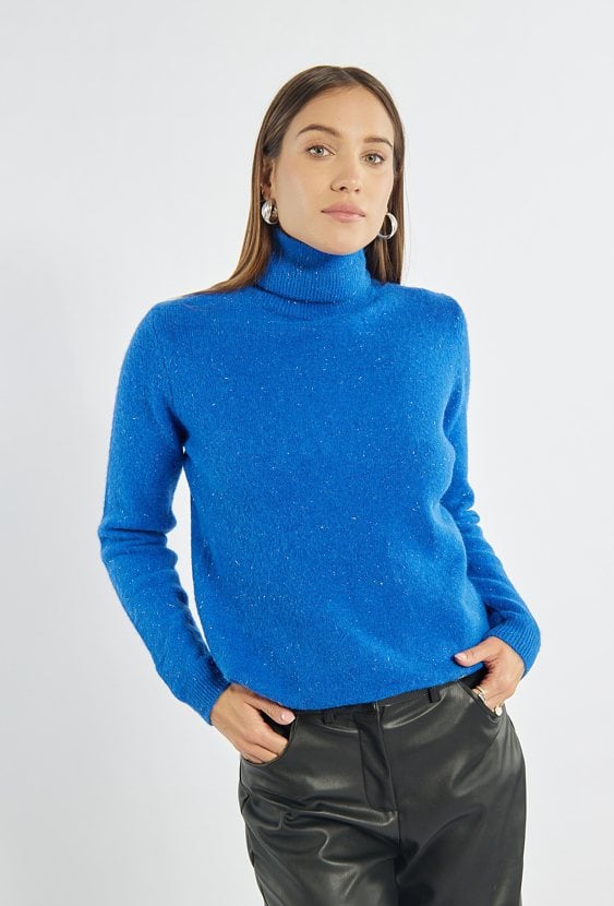 Sweter damski z golfem