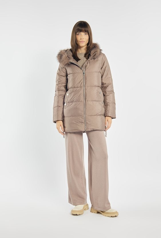 Puchowa kurtka damska