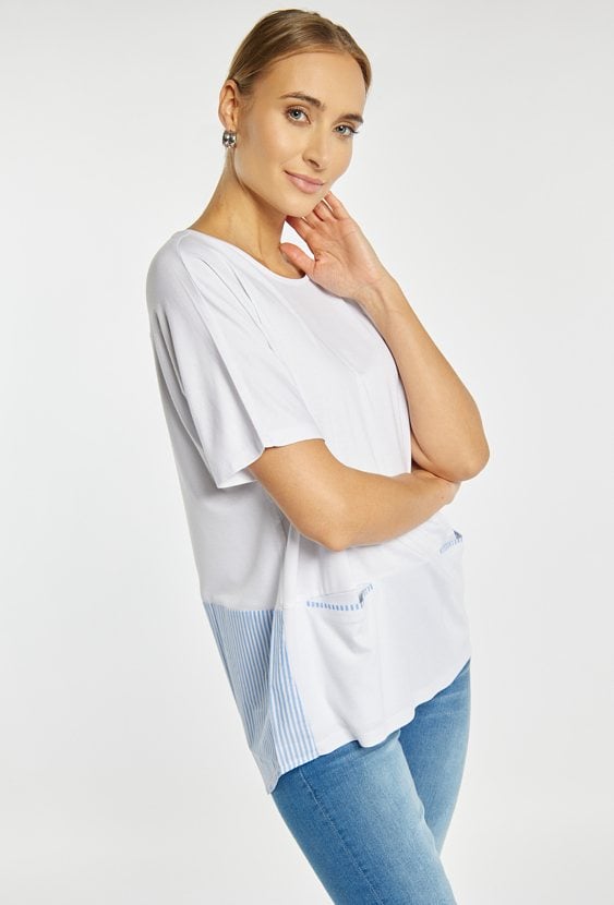 T-shirt damski z wiskozą