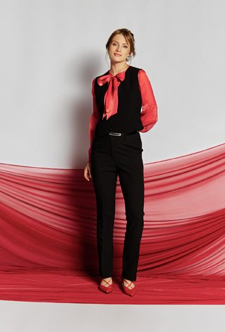 Czarne spodnie damskie