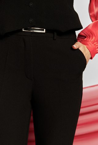 Czarne spodnie damskie