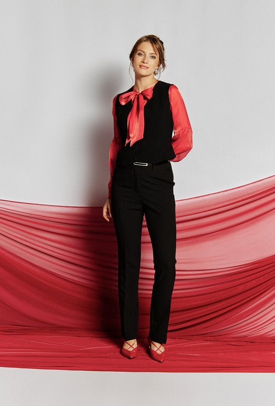 Czarne spodnie damskie