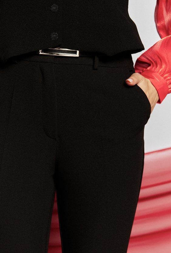 Czarne spodnie damskie