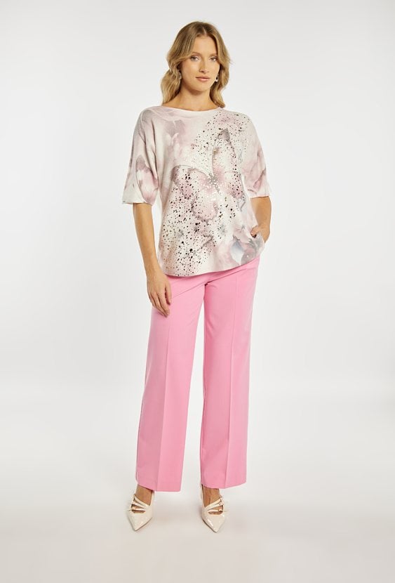 Sweter damski z wzorem