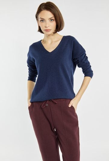 Sweter damski z wełną