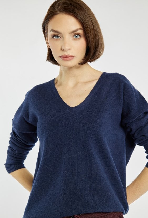 Sweter damski z wełną